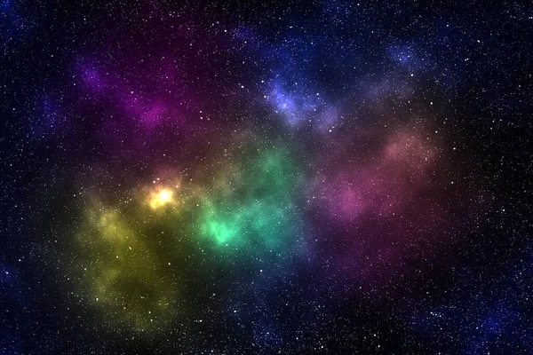 Abstract Ruimteachtergrond Met Nevel Sterren Nachtelijke Hemel Melkweg Sterrenstelsel Met — Stockfoto