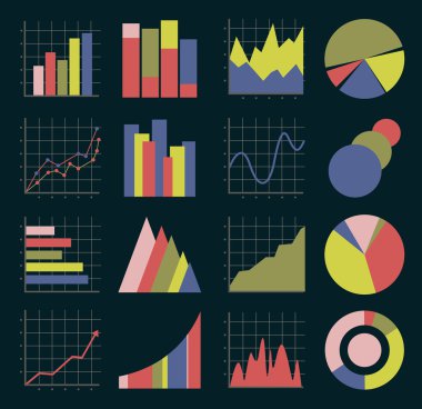 iş Infographic simgeler