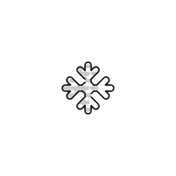 Icône plate de Noël — Image vectorielle