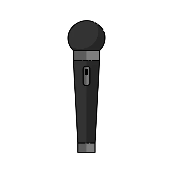 Mikrofony różnych typów płaski zestaw ikon — Wektor stockowy