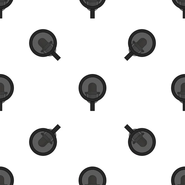 Verschillende microfoons typen patroon — Stockvector