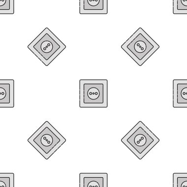 Elektrik düz simgesi desen