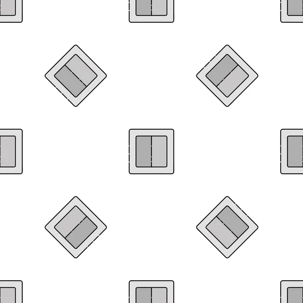 Electricidad patrón icono plano — Vector de stock