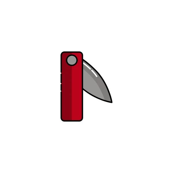 Avcılık simgesi. Bıçak — Stok Vektör