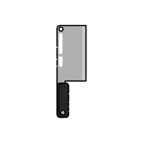 Kitchen flat icon. Knife — Stock Vector