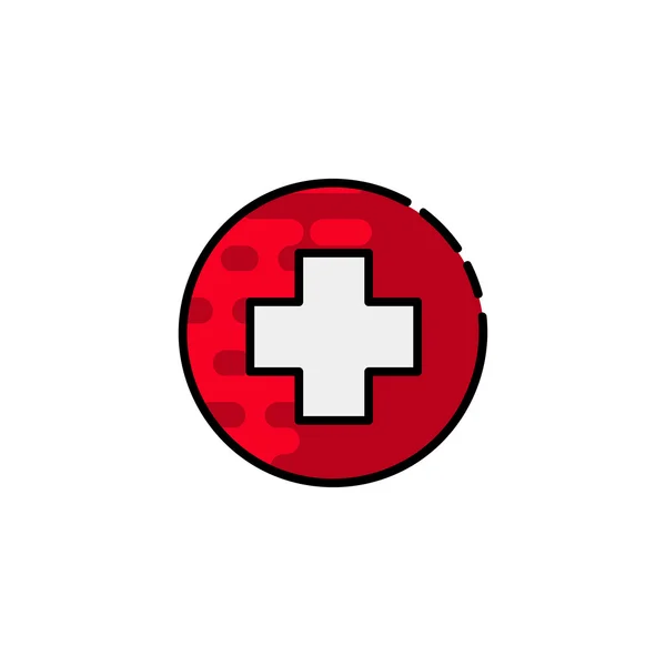 Medical flat icon — Stock Vector