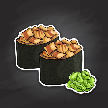 Gunkan baharatlı Unagi