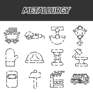 Metalurji Icon set