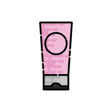 Seks shop düz simgesi