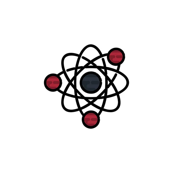 Science icône plate — Image vectorielle