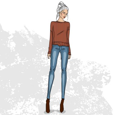 Yüksek moda renk göz