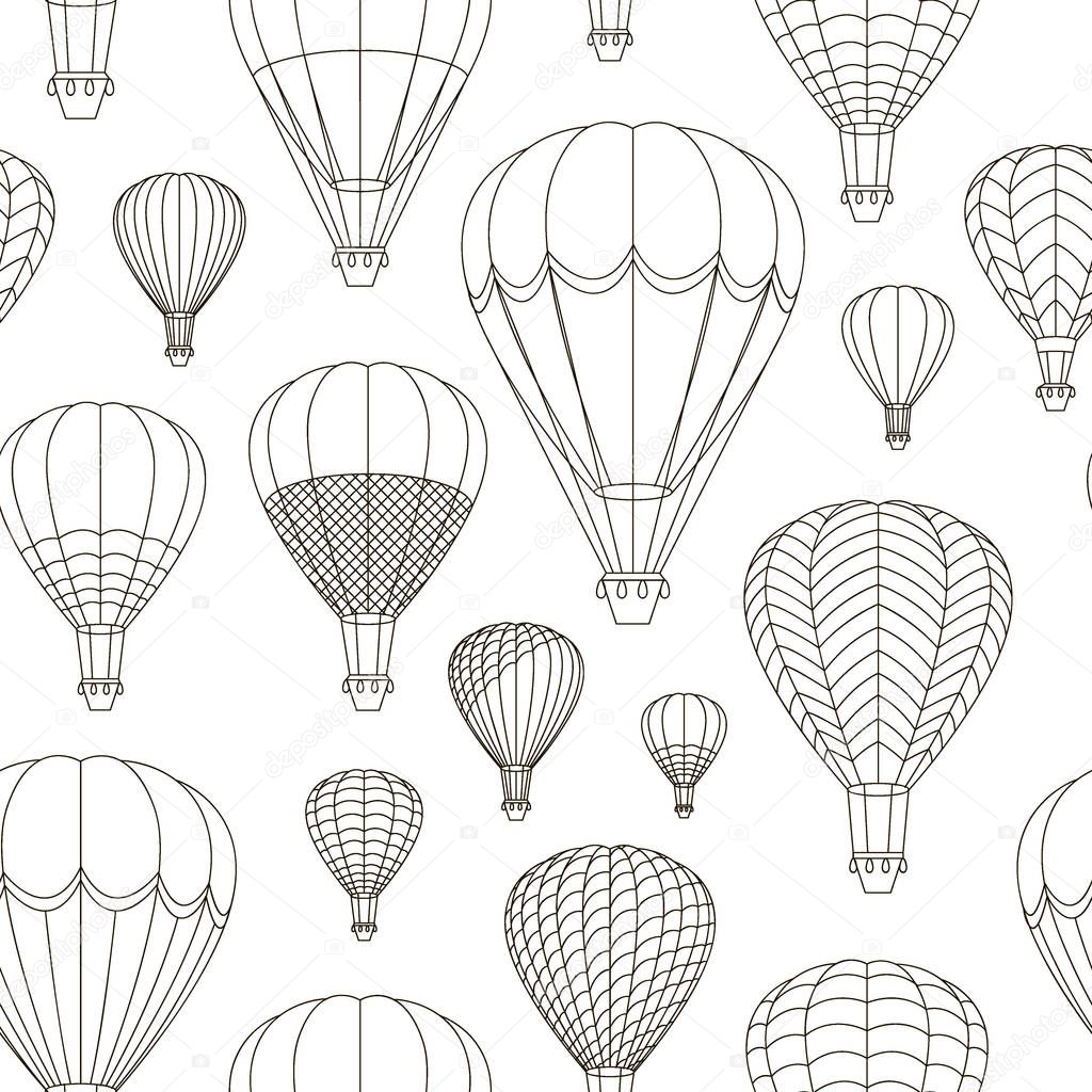 Air Balloons set pattern