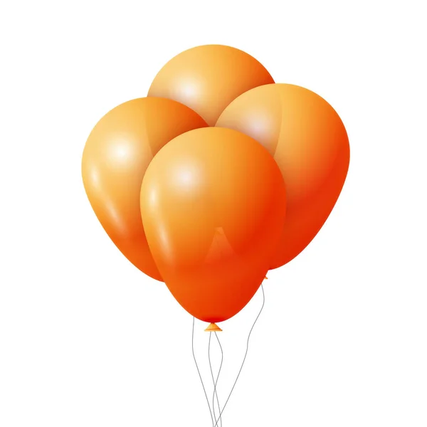 Zestaw kolorowych balonów — Wektor stockowy