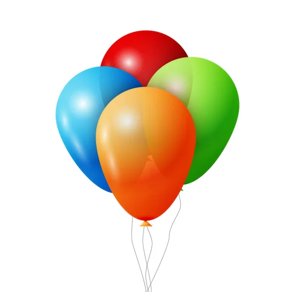 Renkli balon seti — Stok Vektör