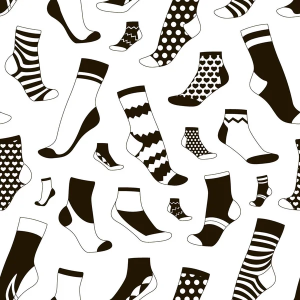 Modello di calzini colorati — Vettoriale Stock