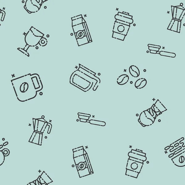 Diseño de iconos de concepto de café — Vector de stock