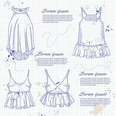 Kadın rahat kıyafetler kümesi