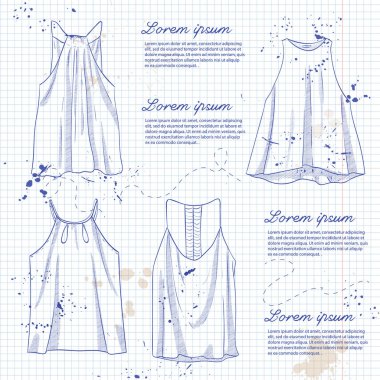 Kadın rahat kıyafetler kümesi