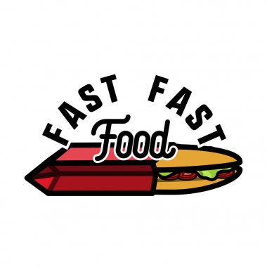 Renk vintage lokanta amblemi