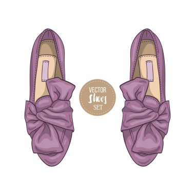 Vektör bale daireler düğüm ile Bayan renk. Moda stil.