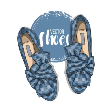 Renk Bayan Tekstil bale daireler düğüm ile vektör. Moda stil.