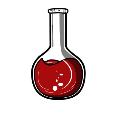 Tüp beyaz arka plan üzerinde izole renkli kroki. El çekilmiş simgesi. Vektör çizim, Eps 10