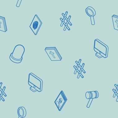 Hukuk anahat izometrik desen