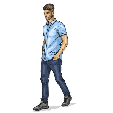Vektör man modeli