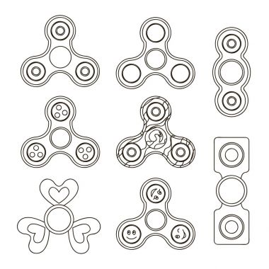 Parmak spinner kümesi kıpır