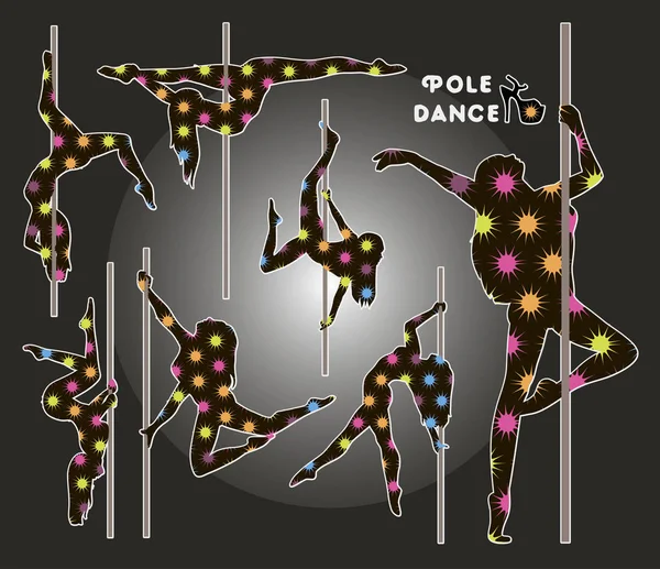 Χορός στο pylon — Διανυσματικό Αρχείο