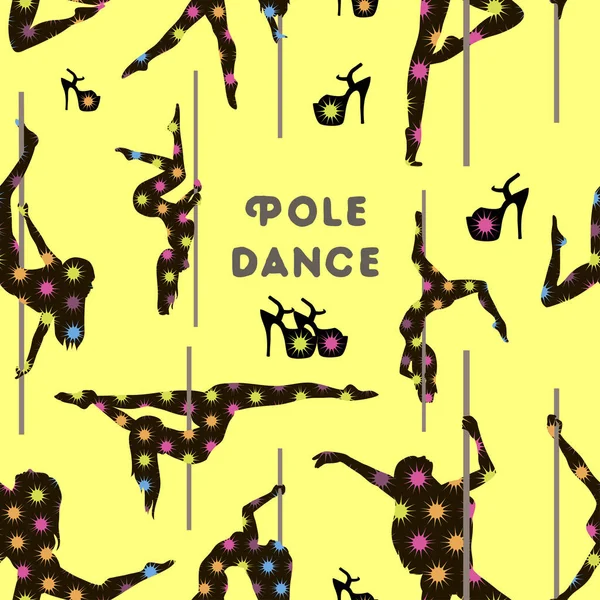 Danse sur le motif de pylône — Image vectorielle