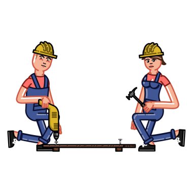 Oluşturucu bir matkap ile çalışır