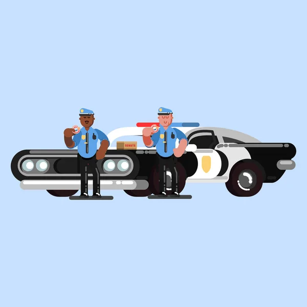 Rendőr vázlat — Stock Vector