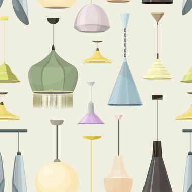 Lambalar set iç desen için kayıt