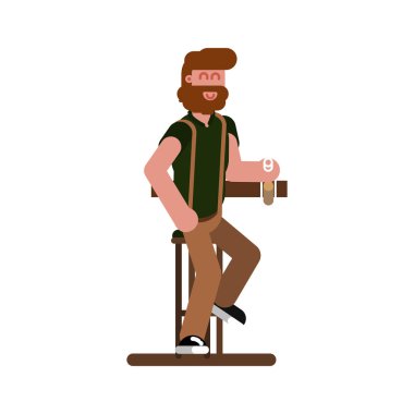 Adam içecekler bira