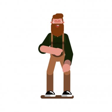 Erkek kroki gülmekten