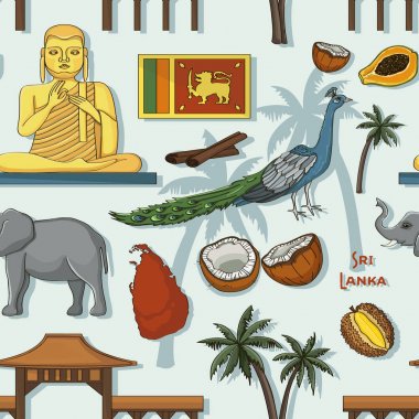 Sri Lanka simgeler desen sembolleri