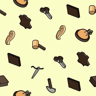 Tanner'ın renkli anahat izometrik desen