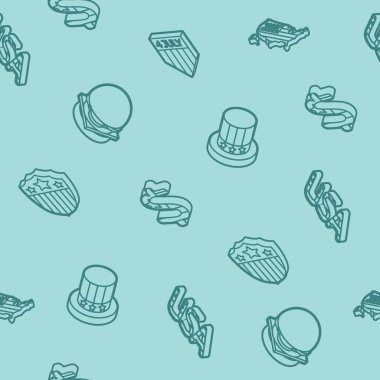 Bağımsızlık günü izometrik desen