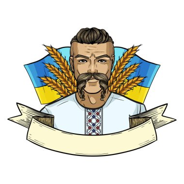 El çizimi Ukraynalı Kozak