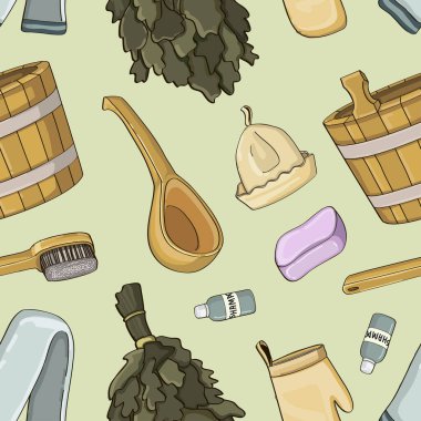 Hamamda sıcak su deseni var.