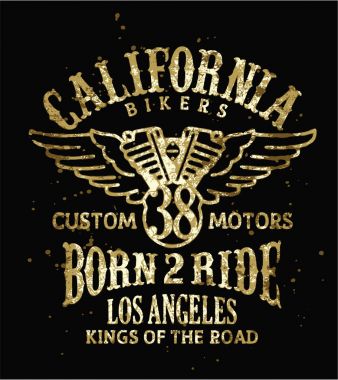 California bisikletçileri özel motosiklet