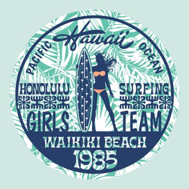 Hawaii sörf kız takımı 