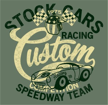 Sevimli hazır arabalar yarış takımı 