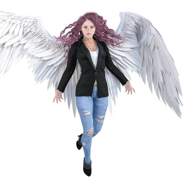 Angel Woman Wings — Stock Photo, Image