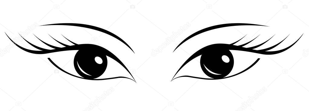 Beautiful women eyes