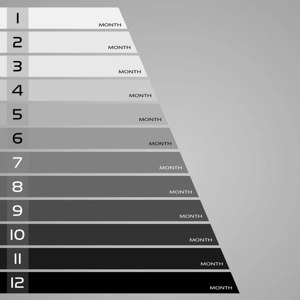 Modèle de bannière année de conception — Image vectorielle