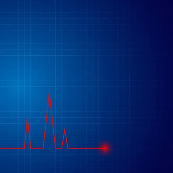 Частота пульсу серцебиття — стоковий вектор