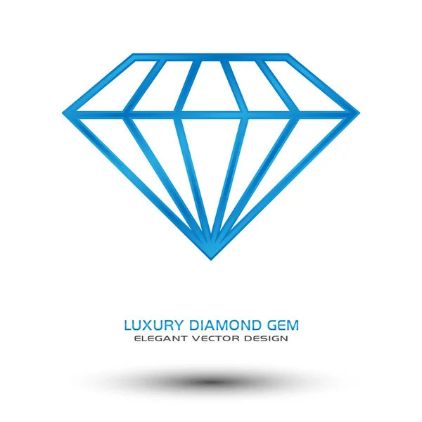 Joya de diamante de lujo — Vector de stock