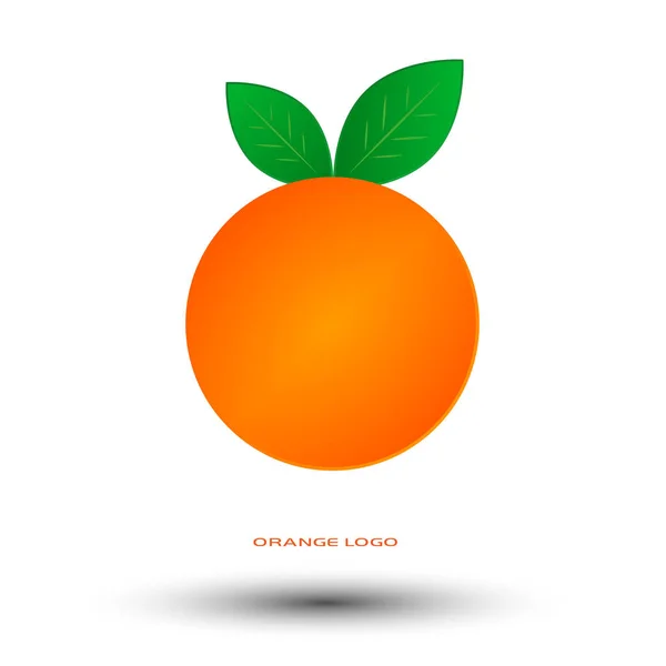 Logotipo laranja fresco —  Vetores de Stock